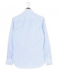 BORRIELLOコットン ストライプ セミワイドカラー シャツ【GAIOLA/ガイオラ】mb_04l