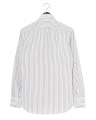 BORRIELLOコットン ストライプ セミワイドカラー シャツ【GAIOLA/ガイオラ】mb_05l