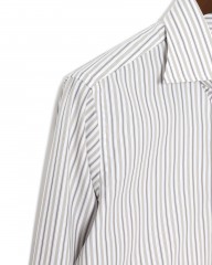 BORRIELLOコットン ストライプ セミワイドカラー シャツ【GAIOLA/ガイオラ】mb_08l