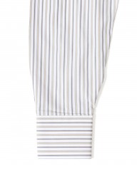 BORRIELLOコットン ストライプ セミワイドカラー シャツ【GAIOLA/ガイオラ】mb_14l