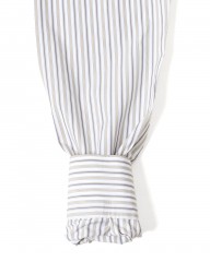 BORRIELLOコットン ストライプ セミワイドカラー シャツ【GAIOLA/ガイオラ】mb_16l