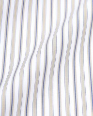 BORRIELLOコットン ストライプ セミワイドカラー シャツ【GAIOLA/ガイオラ】mb_17l