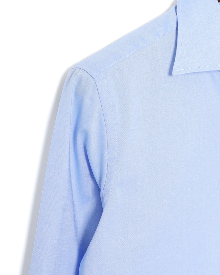 BORRIELLOノーアイロンコットン セミワイドカラー シャツ【GAIOLA/ガイオラ】08l