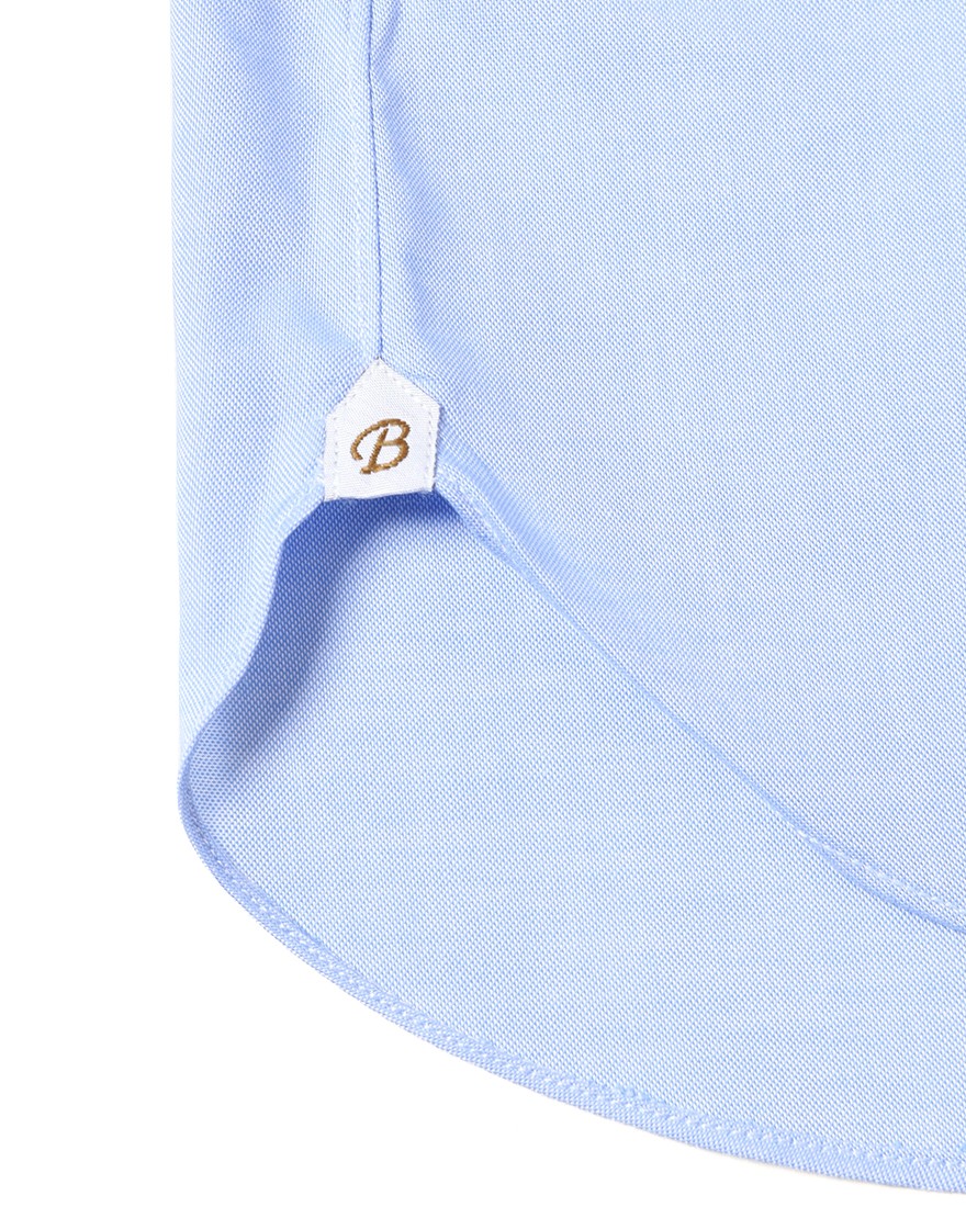 BORRIELLOノーアイロンコットン セミワイドカラー シャツ【GAIOLA/ガイオラ】12l