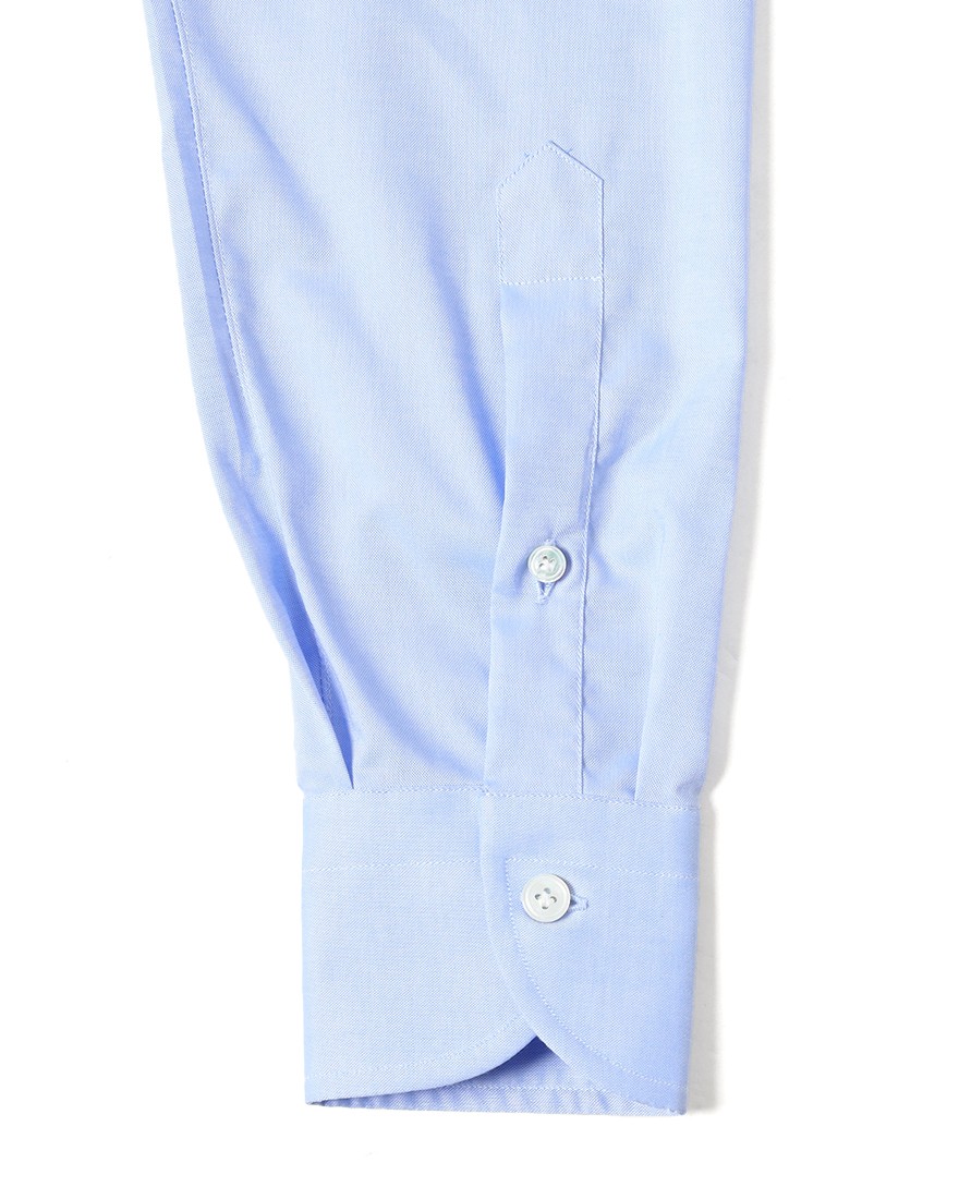 BORRIELLOノーアイロンコットン セミワイドカラー シャツ【GAIOLA/ガイオラ】15l