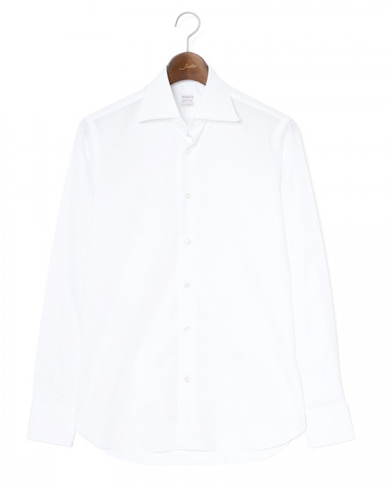 BORRIELLOノーアイロンコットン セミワイドカラー シャツ【GAIOLA/ガイオラ】c0