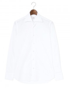 ノーアイロンコットン セミワイドカラー シャツ【GAIOLA/ガイオラ】