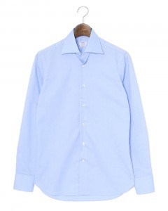 ノーアイロンコットン セミワイドカラー シャツ【GAIOLA/ガイオラ】