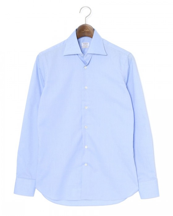 BORRIELLOノーアイロンコットン セミワイドカラー シャツ【GAIOLA/ガイオラ】ma