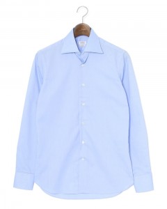 ノーアイロンコットン セミワイドカラー シャツ【GAIOLA/ガイオラ】