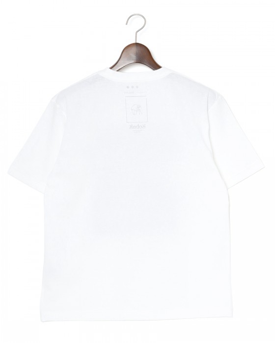 three dotsコットン グラフィックフォトTシャツ【wave chaser/Graphic tee】04l