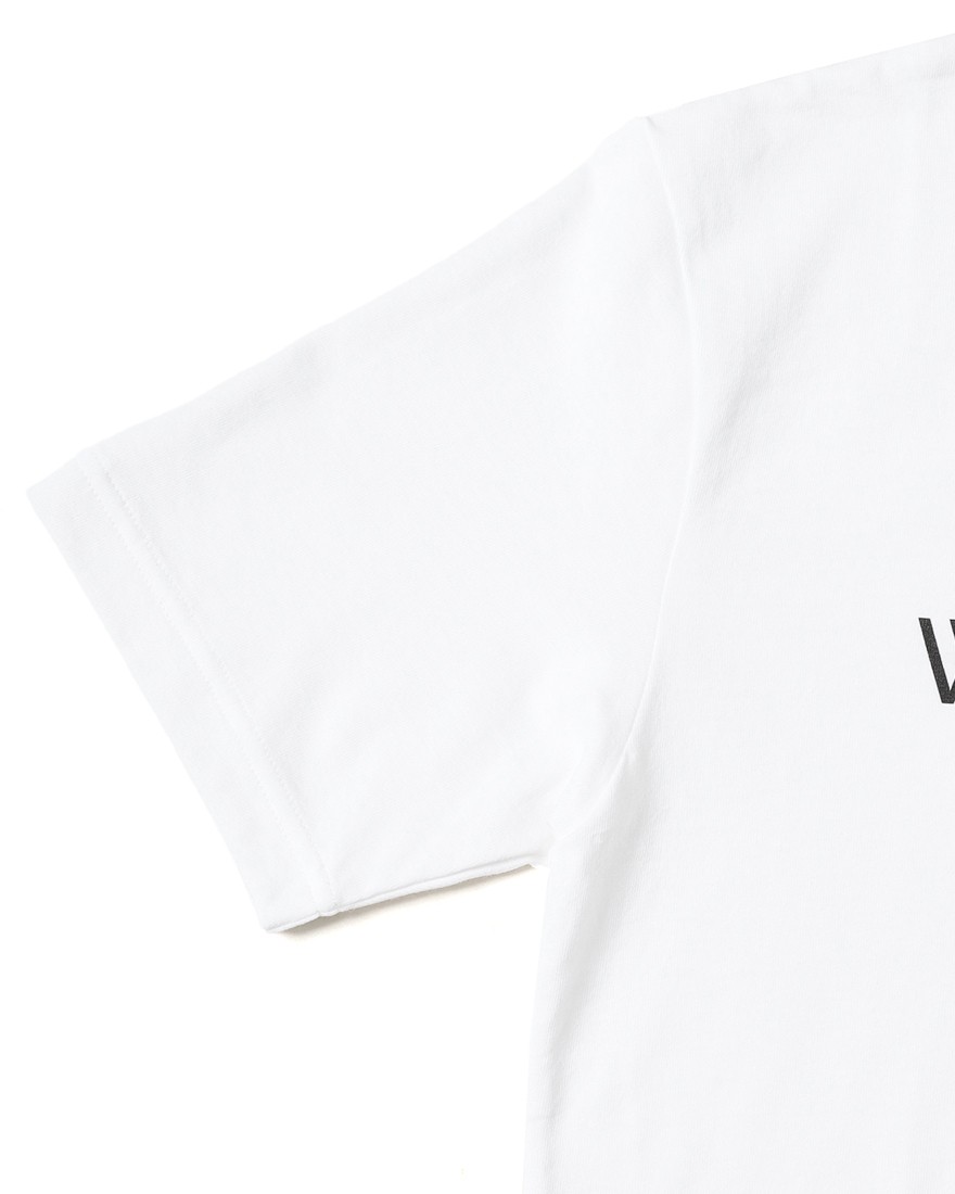 three dotsコットン グラフィックフォトTシャツ【wave chaser/Graphic tee】09l