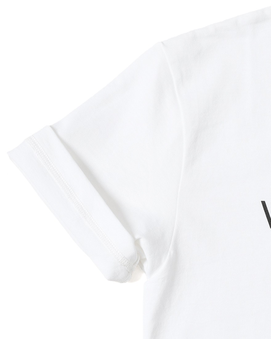 three dotsコットン グラフィックフォトTシャツ【wave chaser/Graphic tee】10l