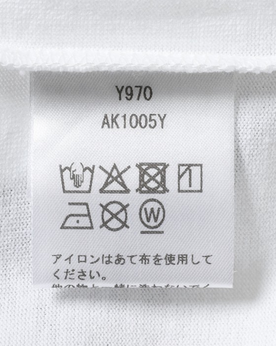 three dotsコットン グラフィックフォトTシャツ【wave chaser/Graphic tee】13l