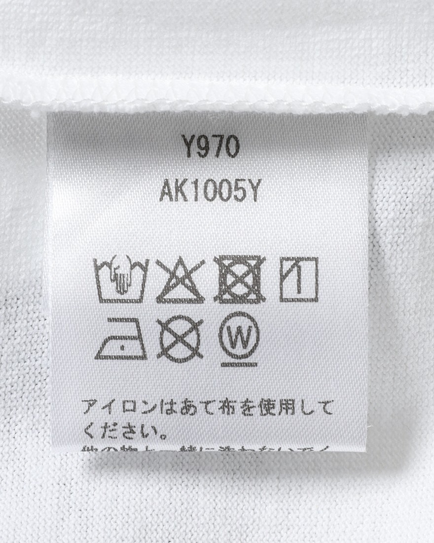 three dotsコットン グラフィックフォトTシャツ【wave chaser/Graphic tee】13l