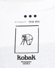 three dotsコットン グラフィックフォトTシャツ【wave chaser/Graphic tee】mb_11l