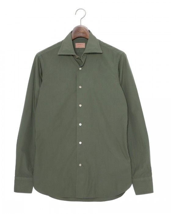 BORRIELLOガーメントダイコットンシャツ【GAIOLA/ガイオラ】c1