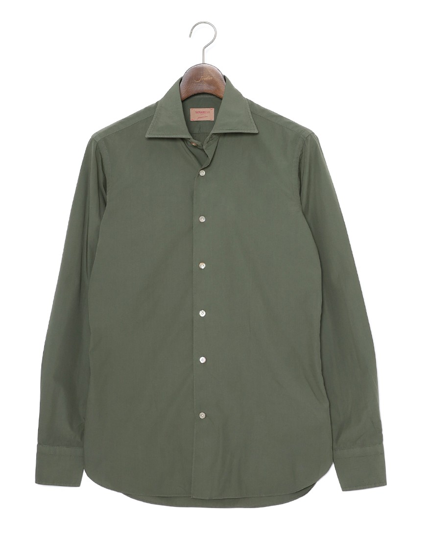 BORRIELLOガーメントダイコットンシャツ【GAIOLA/ガイオラ】c1