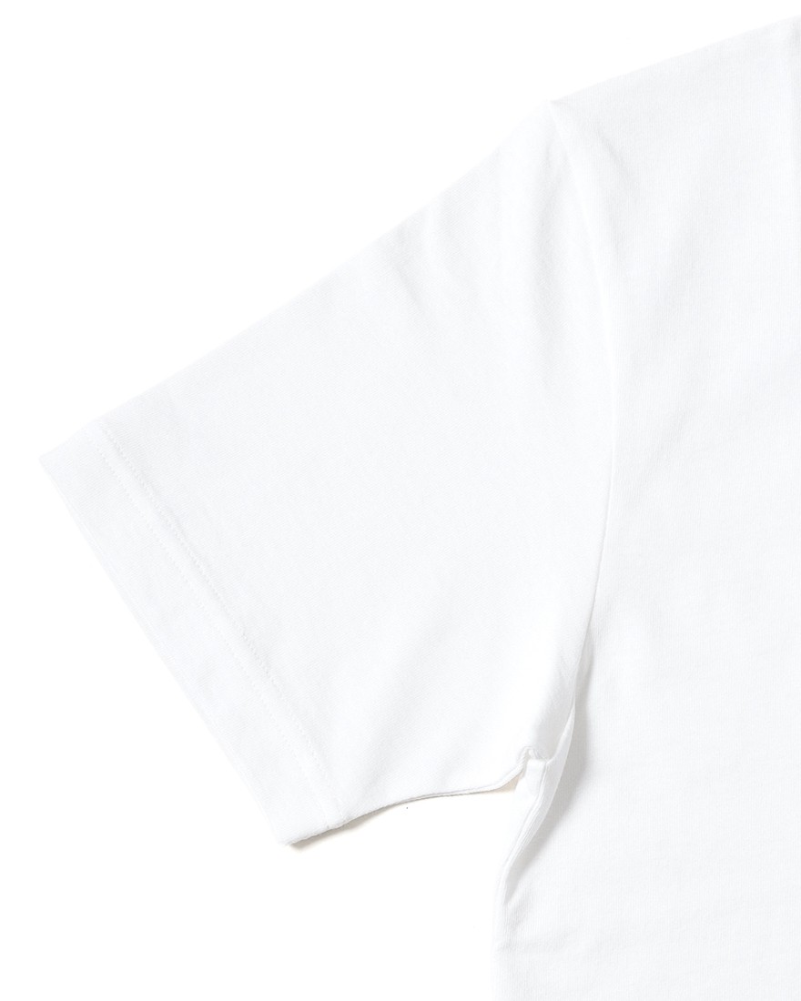 three dotsコットン グラフィックフォトTシャツ【pier days/Graphic tee】09l