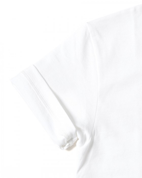 three dotsコットン グラフィックフォトTシャツ【pier days/Graphic tee】10l