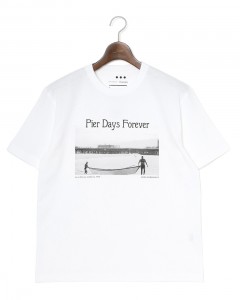 コットン グラフィックフォトTシャツ【pier days/Graphic tee】