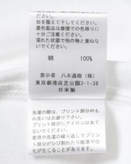 three dotsコットン グラフィックフォトTシャツ【pier days/Graphic tee】mb_14l