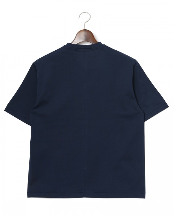 three dotsスビンコットン クルーネック Tシャツ【Suvin 28 jersey】05l