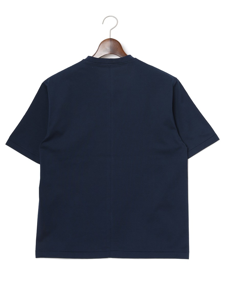three dotsスビンコットン クルーネック Tシャツ【Suvin 28 jersey】05l