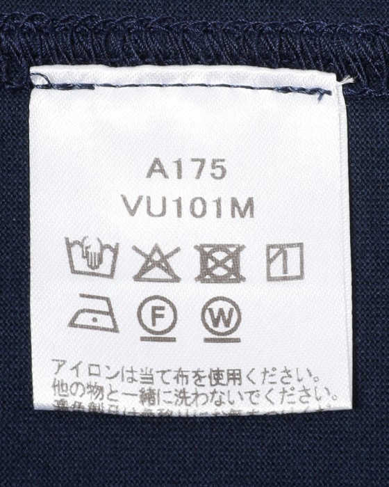 three dotsスビンコットン クルーネック Tシャツ【Suvin 28 jersey】15l