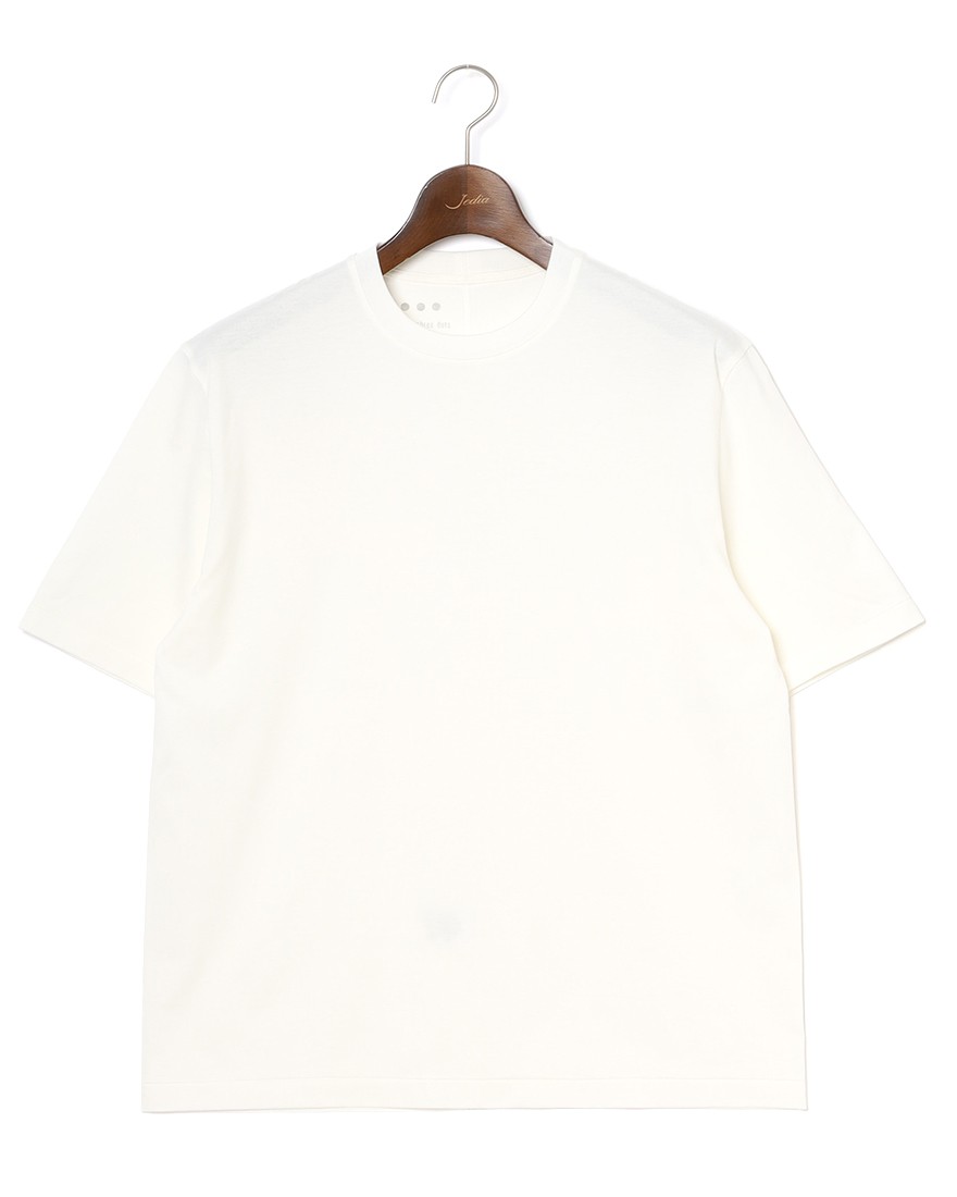 three dotsスビンコットン クルーネック Tシャツ【Suvin 28 jersey】ma
