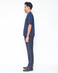 three dotsスビンコットン クルーネック Tシャツ【Suvin 28 jersey】mb_02l