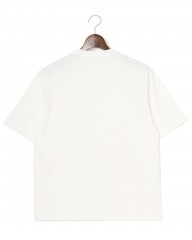 three dotsスビンコットン クルーネック Tシャツ【Suvin 28 jersey】mb_04l