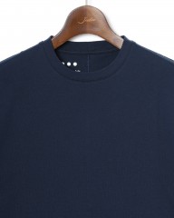 three dotsスビンコットン クルーネック Tシャツ【Suvin 28 jersey】mb_07l
