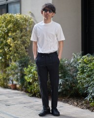 three dotsスビンコットン クルーネック Tシャツ【Suvin 28 jersey】mb_ma