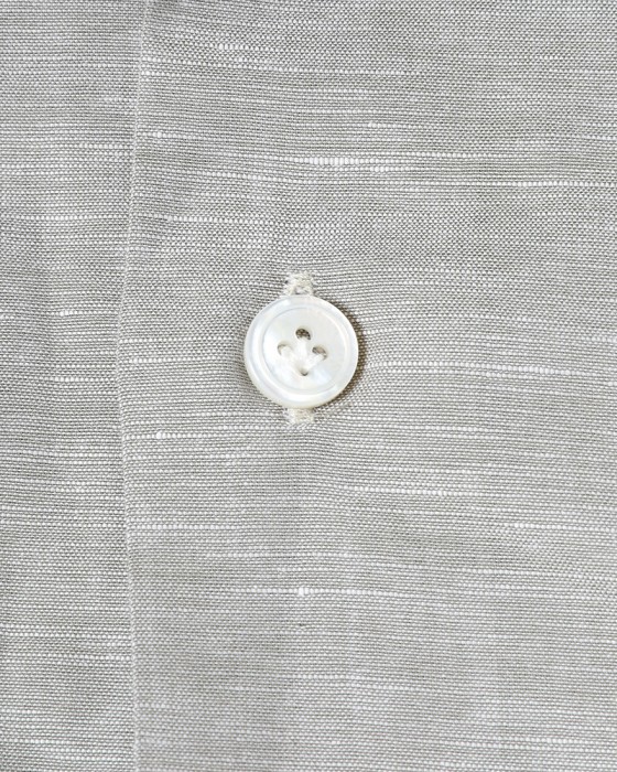 BORRIELLOコットンリネン ソリッド セミワイドカラーシャツ【GAIOLA/ガイオラ】12l