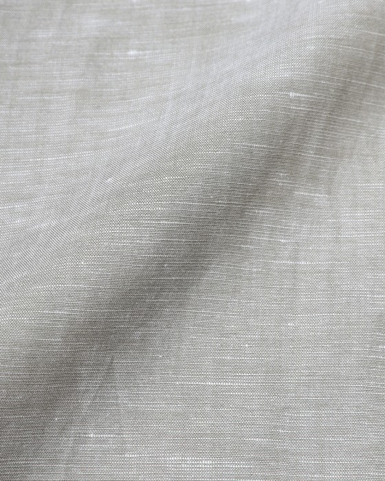 BORRIELLOコットンリネン ソリッド セミワイドカラーシャツ【GAIOLA/ガイオラ】17l