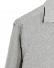 BORRIELLOコットンリネン ソリッド セミワイドカラーシャツ【GAIOLA/ガイオラ】mb_08l