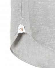 BORRIELLOコットンリネン ソリッド セミワイドカラーシャツ【GAIOLA/ガイオラ】mb_13l