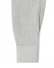 BORRIELLOコットンリネン ソリッド セミワイドカラーシャツ【GAIOLA/ガイオラ】mb_14l