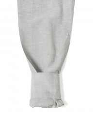 BORRIELLOコットンリネン ソリッド セミワイドカラーシャツ【GAIOLA/ガイオラ】mb_16l