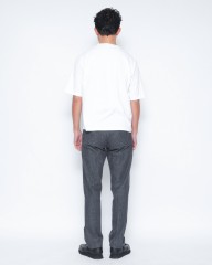 three dotsパウダリーコットン クルーネック ニットリブTシャツ【Powdery cotton】mb_03l