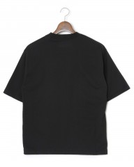 three dotsパウダリーコットン クルーネック ニットリブTシャツ【Powdery cotton】mb_05l