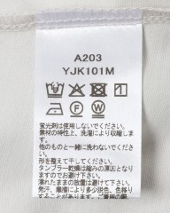 three dotsパウダリーコットン クルーネック ニットリブTシャツ【Powdery cotton】mb_14l