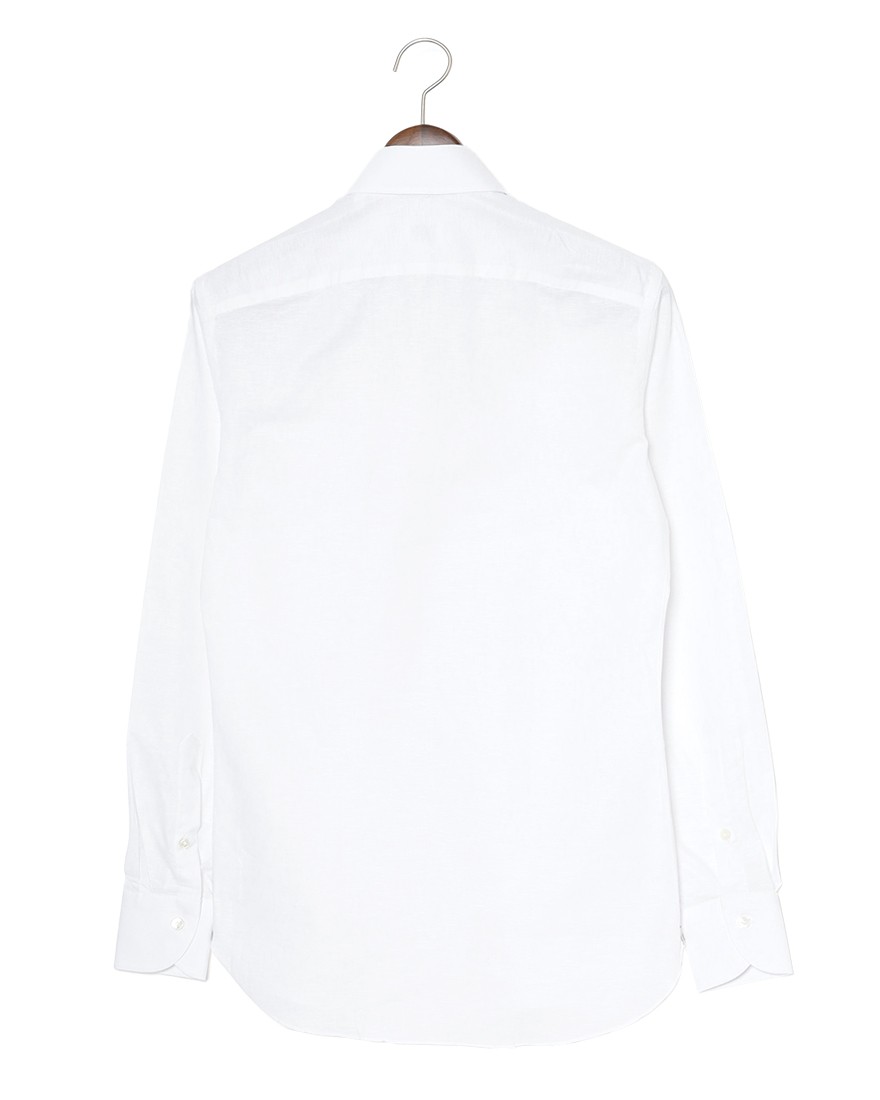 BORRIELLOコットンリネン セミワイドカラー シャツ【GAIOLA/ガイオラ】04l