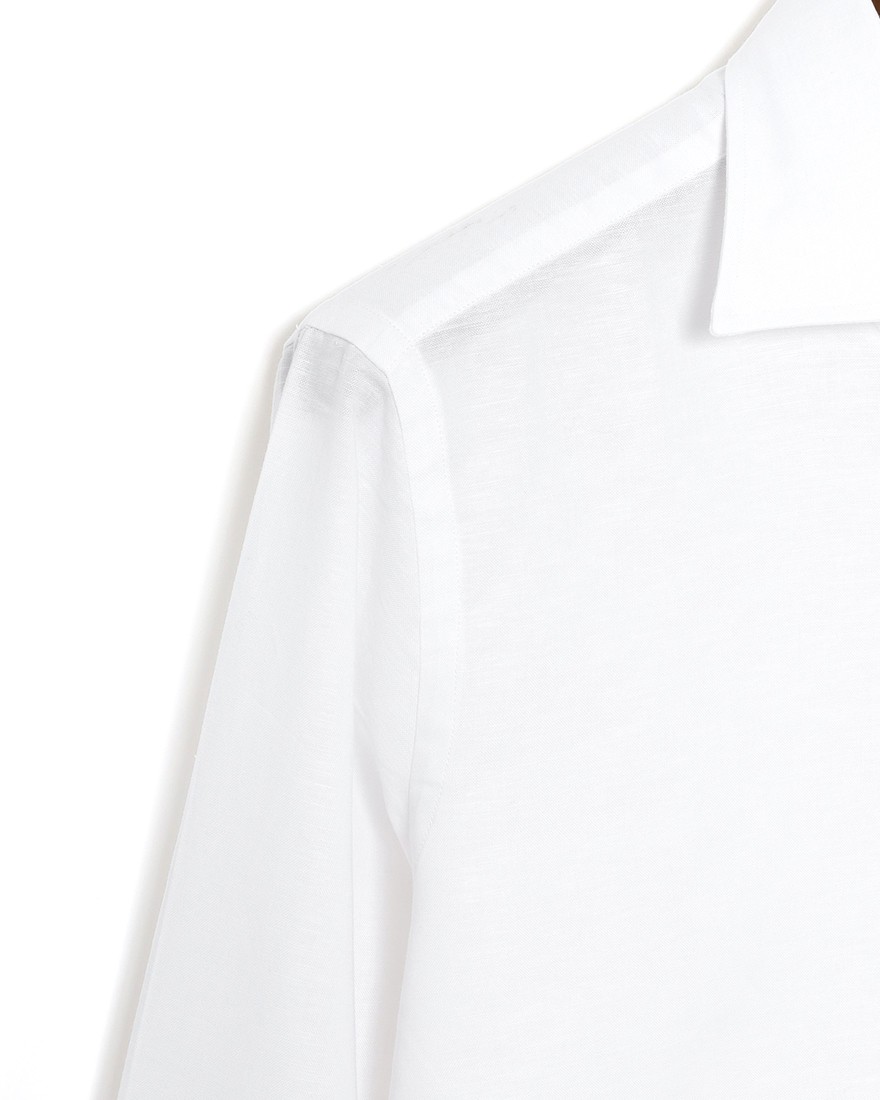 BORRIELLOコットンリネン セミワイドカラー シャツ【GAIOLA/ガイオラ】09l