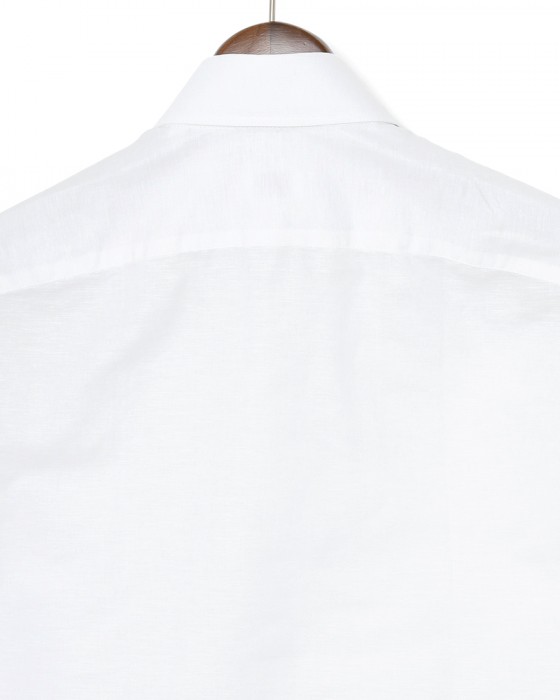 BORRIELLOコットンリネン セミワイドカラー シャツ【GAIOLA/ガイオラ】10l