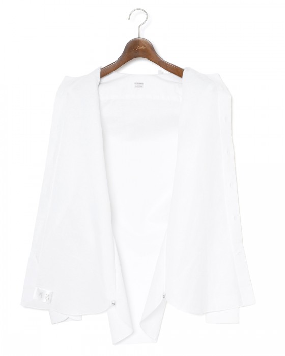 BORRIELLOコットンリネン セミワイドカラー シャツ【GAIOLA/ガイオラ】11l