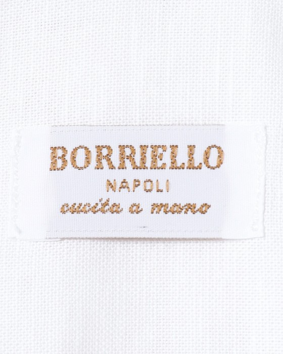 BORRIELLOコットンリネン セミワイドカラー シャツ【GAIOLA/ガイオラ】12l