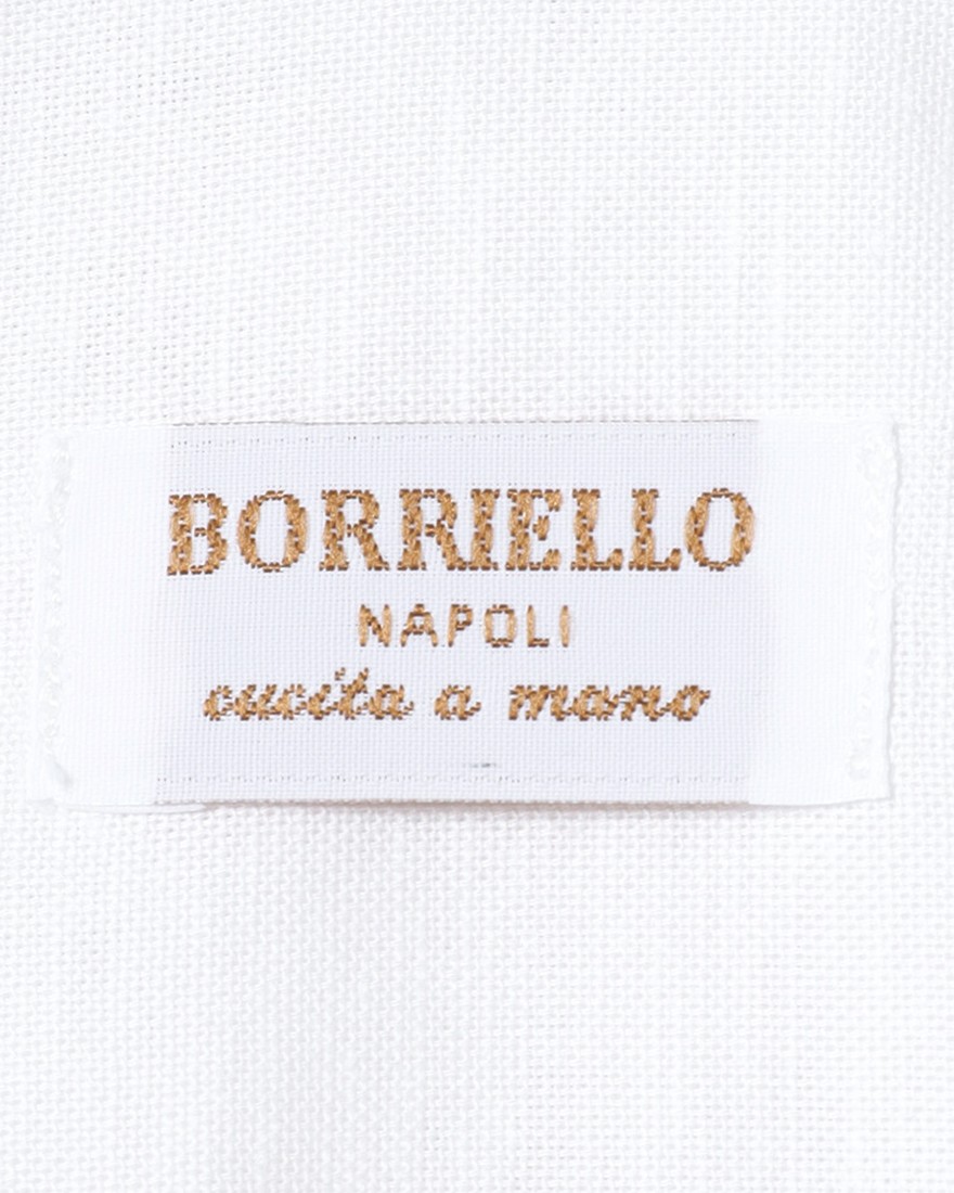 BORRIELLOコットンリネン セミワイドカラー シャツ【GAIOLA/ガイオラ】12l