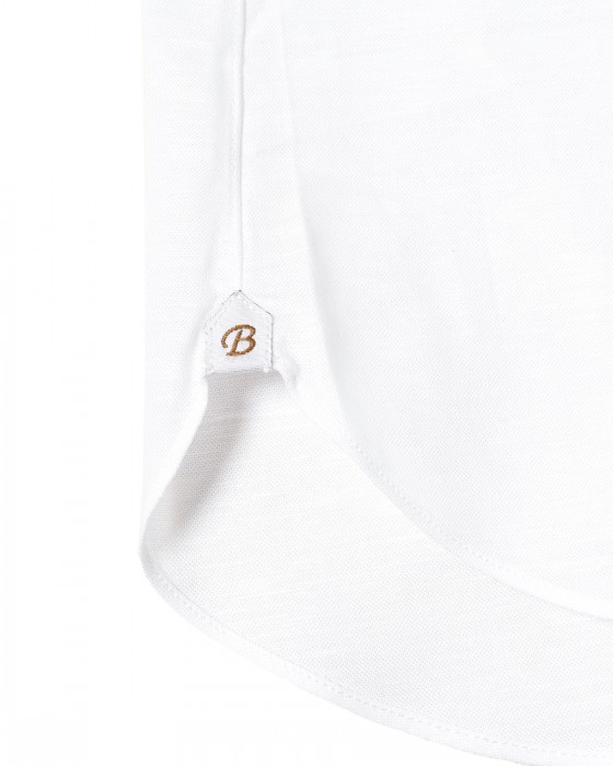 BORRIELLOコットンリネン セミワイドカラー シャツ【GAIOLA/ガイオラ】13l